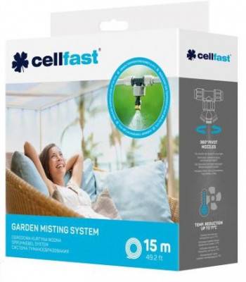 Будкрам купить Cellfast Система туманообразования, шланг 15 м, 7 форсунок Cellfast Система туманообразования, шланг 15 м, 7 форсунок 8