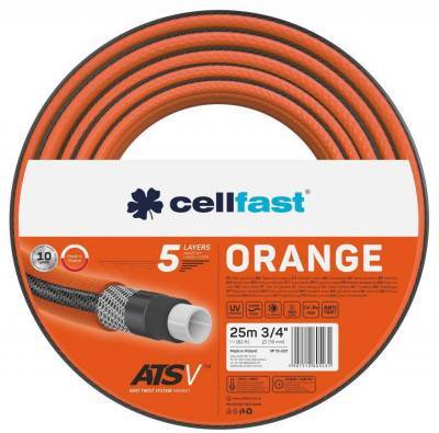 Будкрам купити Cellfast Садовий шланг ORANGE 3/4', 25 м, 5 шарів, до 24 Бар, -10…50°C