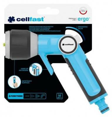 Будкрам купити Cellfast Зрошувач пістолетний ERGO багатофункціональний, регулювання напору Cellfast Зрошувач пістолетний ERGO багатофункціональний, регулювання напору 8