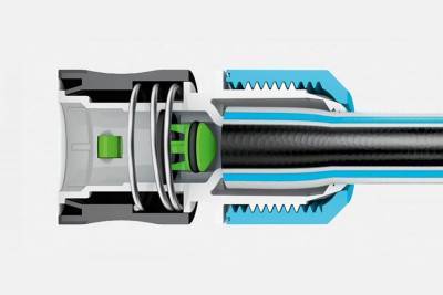 Будкрам купити Cellfast Конектор для шланга ERGO 1/2" з аквастоп Cellfast Конектор для шланга ERGO 1/2" з аквастоп 4