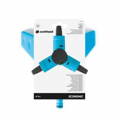 Будкрам купити Cellfast Зрошувач BASIC трьох променевий, 12 форсунок, до 113 м2 Cellfast Зрошувач BASIC трьох променевий, 12 форсунок, до 113 м2 4