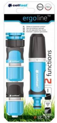 Будкрам купити Cellfast Набір для поливу ERGO з підключенням 1/2-5/8" Cellfast Набір для поливу ERGO з підключенням 1/2-5/8" 2