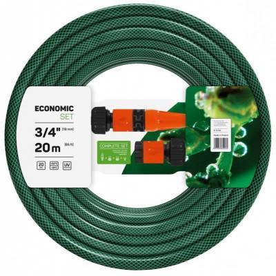 Будкрам купити Cellfast Набір для поливу ECONOMIC 3/4", 20м з зрошувачем та комплектом для підключення