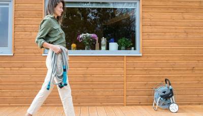 Будкрам купити Cellfast Набір для поливу BASIC, шланг 5-15 м, що розтягується, зрошувач Cellfast Набір для поливу BASIC, шланг 5-15 м, що розтягується, зрошувач 4