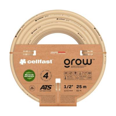 Будкрам купити Cellfast Шланг садовий GROW 1/2" 25 м, 4 шарів, до 27 Бар, -20…+60°C