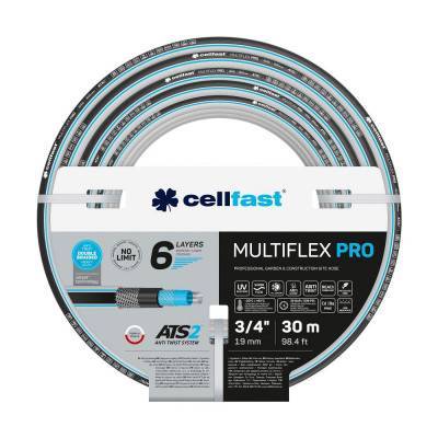 Будкрам купити Cellfast Шланг садовий MULTIFLEX PRO 3/4" 30м, 6 шарів, до 35 Бар, -20…+65°C