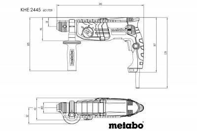 Будкрам купити Перфоратор Metabo KHE 2445 (601709500) Перфоратор Metabo KHE 2445 (601709500) 4