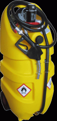 Будкрам купити Міні-АЗС для ДИЗ.палива 110л, з електр. насосом 24В,трансп.колеса