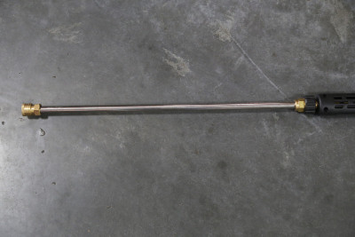 Будкрам купити Струменева трубка М22*1,5зовніш.550мм з адаптером до бенз. мийок Vulkan