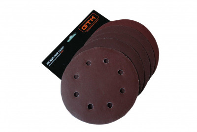 Будкрам купить Круг шлифовальный с отверстиями  180мм Р-60, липучка, (5шт.) Круг шлифовальный с отверстиями  180мм Р-60, липучка, (5шт.) 3