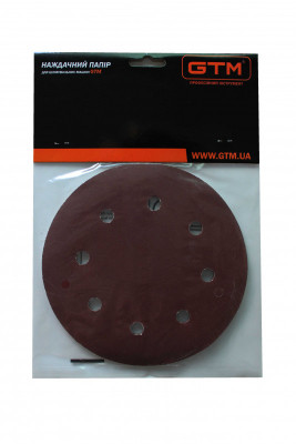 Будкрам купить Круг шлифовальный с отверстиями  180мм Р-180, липучка, (5шт.)