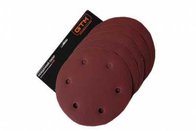 Будкрам купить Круг шлифовальный с отверстиями  215мм Р-60, липучка, (5шт.) Круг шлифовальный с отверстиями  215мм Р-60, липучка, (5шт.) 3