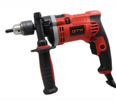Будкрам купити Дриль ударний GTM DI-13/750ER(M) 750Вт, 0-3200об/хв, патрон 13мм, 13/18/32мм