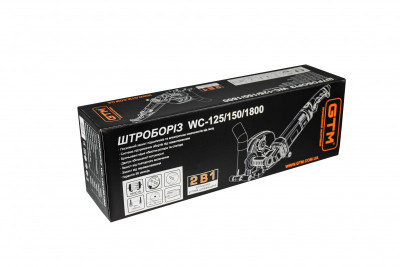 Будкрам купить Штроборез GTM 2в1 WC125/150/1800 125/150мм, 1800Вт, 7500об/мин, штроба-35/30мм, плавный пуск Штроборез GTM 2в1 WC125/150/1800 125/150мм, 1800Вт, 7500об/мин, штроба-35/30мм, плавный пуск 4