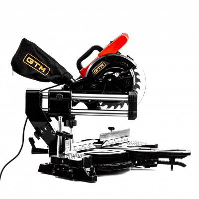 Будкрам купить Пила торцовочная GTM HM9085 1800Вт, 210*30мм, 5200об/мин, с протяженным механизмом и лазером Пила торцовочная GTM HM9085 1800Вт, 210*30мм, 5200об/мин, с протяженным механизмом и лазером 1
