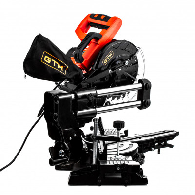 Будкрам купить Пила торцовочная GTM HM9085 1800Вт, 210*30мм, 5200об/мин, с протяженным механизмом и лазером Пила торцовочная GTM HM9085 1800Вт, 210*30мм, 5200об/мин, с протяженным механизмом и лазером 4