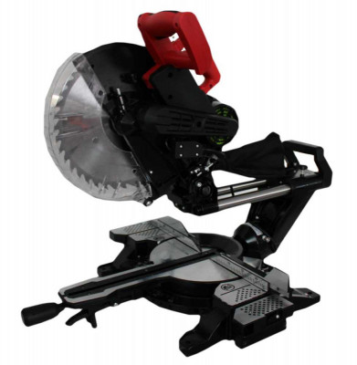 Будкрам купить Пила торцовочная GTM HM1245 1800Вт, 305*30мм, 3800об/мин, с протяженным механизмом и лазером Пила торцовочная GTM HM1245 1800Вт, 305*30мм, 3800об/мин, с протяженным механизмом и лазером 2