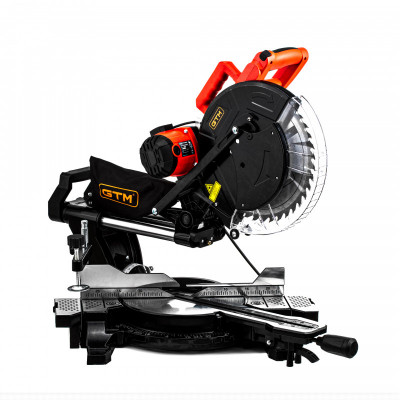 Будкрам купить Пила торцовочная GTM HM1245 1800Вт, 305*30мм, 3800об/мин, с протяженным механизмом и лазером Пила торцовочная GTM HM1245 1800Вт, 305*30мм, 3800об/мин, с протяженным механизмом и лазером 4