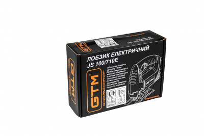 Будкрам купить Лобзик GTM JS100/710E 710Вт, 300-3000ход/мин, Quick Fix, дерево/кол.мет/сталь - 100/20/10мм