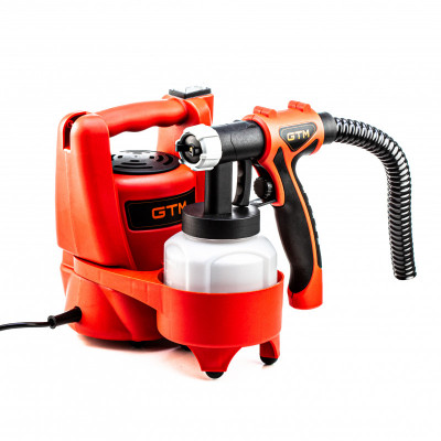 Будкрам купить Краскораспылитель GTM SG500 500Вт, 800мл/мин, 700мл резервуар, 0,1-0,2Бар, латунный корпус сопла и шток клапана Краскораспылитель GTM SG500 500Вт, 800мл/мин, 700мл резервуар, 0,1-0,2Бар, латунный корпус сопла и шток клапана 1