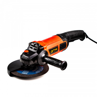 Будкрам купить Угловая шлифмашина GTM  AG180/1800M 180мм, 1800Вт, 9500об/мин, М14