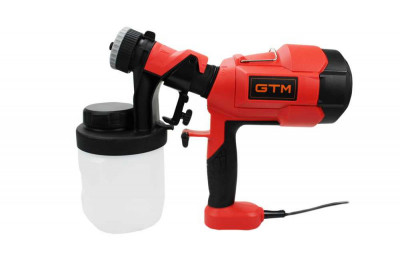 Будкрам купить Краскораспылитель GTM SG400, 400Вт, 800мл/мин, 900мл резервуар, сопло 2,5мм