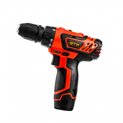 Будкрам купити Дриль-шурупокрут акумуляторний GTM DS12/30, 12В, 30Нм, 2шв +акум.1,5Аг-2шт, зарядний пристрій Дриль-шурупокрут акумуляторний GTM DS12/30, 12В, 30Нм, 2шв +акум.1,5Аг-2шт, зарядний пристрій 3