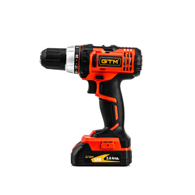 Будкрам купити Дриль-шурупокрут акумуляторний GTM DS18/40P, 18В, 40Нм, 2шв +акум.2Аг-2шт, зарядний пристрій Дриль-шурупокрут акумуляторний GTM DS18/40P, 18В, 40Нм, 2шв +акум.2Аг-2шт, зарядний пристрій 3