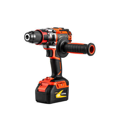 Будкрам купити Дриль-шурупокрут акумуляторний GTM DSI18/75BL з ударом, 18В, 75Нм, 2шв +акум.3Аг-2шт, зарядний пристрій Дриль-шурупокрут акумуляторний GTM DSI18/75BL з ударом, 18В, 75Нм, 2шв +акум.3Аг-2шт, зарядний пристрій 2