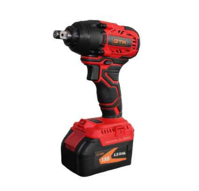 Будкрам купити Гайкокрут ударний акумуляторний GTM IWC18/320BL, 18В, 320Нм, 1/2" +акум.4Аг-2шт, зарядний пристрій