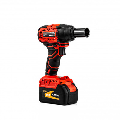 Будкрам купить Гайковерт аккумуляторный ударный  GTM IWC18/320BL, 18В, 320Нм, 1/2" +акум.4Ач-2шт, зарядное устройство Гайковерт аккумуляторный ударный  GTM IWC18/320BL, 18В, 320Нм, 1/2" +акум.4Ач-2шт, зарядное устройство 4