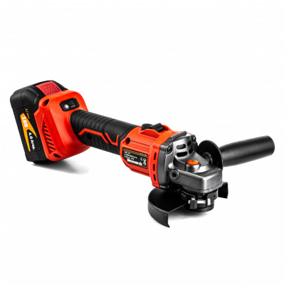 Будкрам купить Угловая шлифмашина аккумуляторная GTM AGC18/125BL 125мм, 18В, 3000-8500об/мин +акум.4Ач-2шт, зарядное устройство Угловая шлифмашина аккумуляторная GTM AGC18/125BL 125мм, 18В, 3000-8500об/мин +акум.4Ач-2шт, зарядное устройство 2