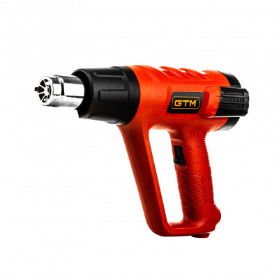Будкрам купить Термовоздуходувка GTM HG2000EM, 2000Вт, 80-600С, 300/500л/мин, LCD-дисплей. Термовоздуходувка GTM HG2000EM, 2000Вт, 80-600С, 300/500л/мин, LCD-дисплей. 1