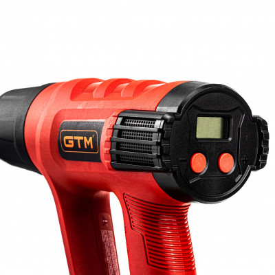 Будкрам купить Термовоздуходувка GTM HG2000EM, 2000Вт, 80-600С, 300/500л/мин, LCD-дисплей. Термовоздуходувка GTM HG2000EM, 2000Вт, 80-600С, 300/500л/мин, LCD-дисплей. 3