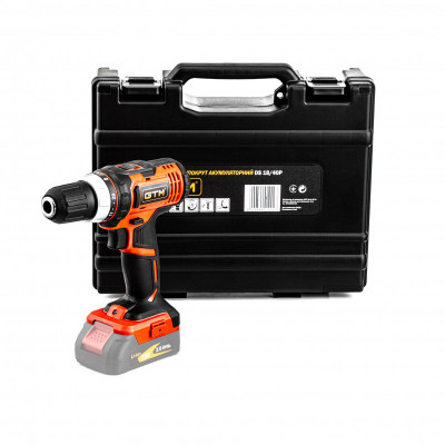 Будкрам купити Дриль-шурупокрут акумуляторний GTM DS18/40P, 18В, 40Нм, 2шв, КАРКАС (без АКБ і ЗП) Дриль-шурупокрут акумуляторний GTM DS18/40P, 18В, 40Нм, 2шв, КАРКАС (без АКБ і ЗП) 4