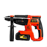 Будкрам купити Перфоратор аккумуляторный GTM+ RHC18/26BL, 18В, 2,6Дж, 0-1100об/хв +акум.4Аг-2шт, зарядний пристрій Перфоратор аккумуляторный GTM+ RHC18/26BL, 18В, 2,6Дж, 0-1100об/хв +акум.4Аг-2шт, зарядний пристрій 3