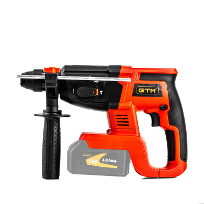 Будкрам купити Перфоратор акумуляторний GTM + RHC18/22BL, 18В, 2,2Дж, 0-1100об/хв, КАРКАС (без АКБ і ЗП) Перфоратор акумуляторний GTM + RHC18/22BL, 18В, 2,2Дж, 0-1100об/хв, КАРКАС (без АКБ і ЗП) 3