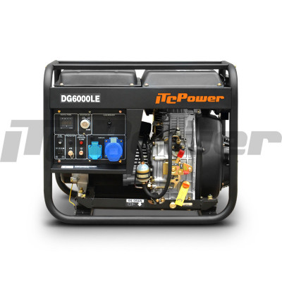 Будкрам купити Генераторна установка ITC Power DG6000LE(K) 1ф, 5.0кВт/5.5кВт, дизель