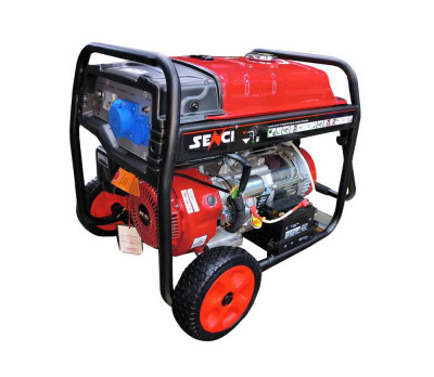 Будкрам купить Генераторная установка бензиновая SENCI SC9000E 6,2кВА, 230В, электростарт