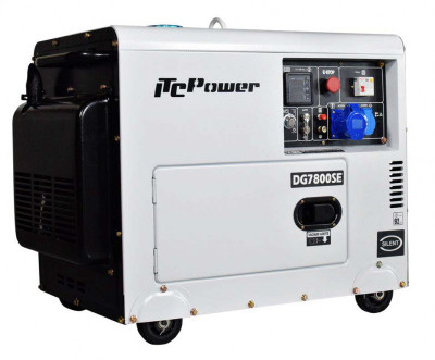 Будкрам купити Дизельна генераторна установка ITC Power DG7800SET 6,0 кВт 400В