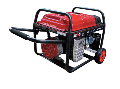 Будкрам купить Генератор бензиновый SENCI SC7000E, 1ф 4,1кВА электростарт