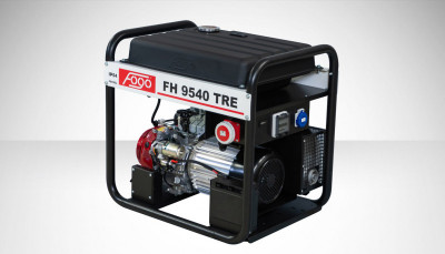 Будкрам купить Генераторная установка FOGO FH9540TRE 3ф-7,3кВА, двигатель Honda, бак-45л, электростарт, стабилизатор напряжения