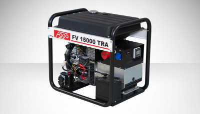 Будкрам купить Генераторная установка бензиновая FOGO FV15000TRA 3ф-12,5кВА/1ф-5,4кВт, двигатель B&S, бак 45л, электростарт, стабилизатор напряжения