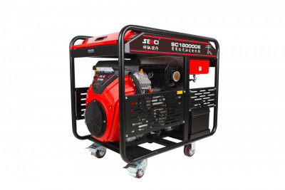 Будкрам купить Генератор бензиновый SENCI SC18000DE, 15кВт 230В/400В, электростарт 