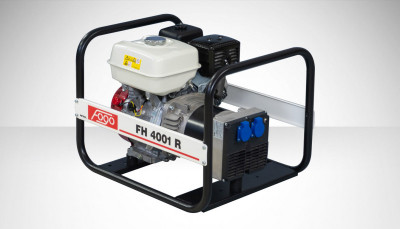Будкрам купить Генераторная установка бензиновая FOGO FH4001R 1ф 3,8 кВт, двигатель Honda, ручной старт, стабилизатор напряжения