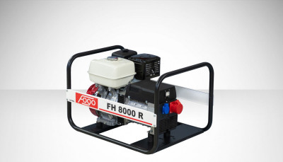 Будкрам купить Генераторная установка бензиновая FOGO FH8000R 3ф-7кВА/1ф-3,5кВт, двигатель Honda, ручной старт, стабилизатор напряжения