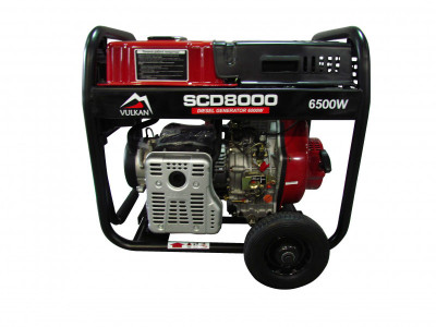 Будкрам купить Дизельный генератор Vulkan SCD8000, 1ф 6,5кВт, электростарт Дизельный генератор Vulkan SCD8000, 1ф 6,5кВт, электростарт 3