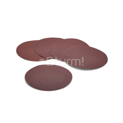 Будкрам купить Шлифбумага круглая на ворсовой основе К120, 150мм, 5шт Sturm 5220205