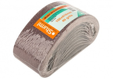 Будкрам купить Шлифлента Sturm, 100x610, зерно 040, 10 шт 9010-B100x610-040