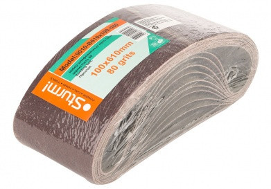 Будкрам купить Шлифлента Sturm, 100x610, зерно 080, 10 шт 9010-B100x610-080